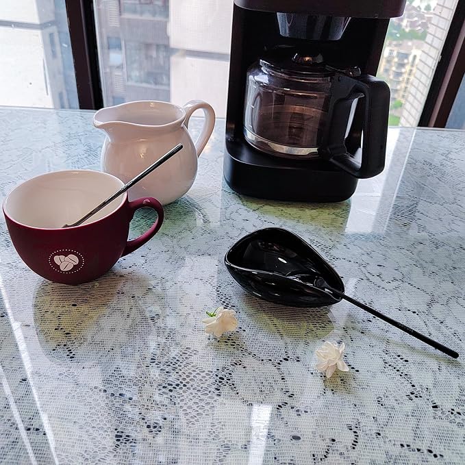 Ture Small Mini Ceramic Spoon Rest: Coffee Teaspoon & Bar Spoon Holder Kit - Image 6