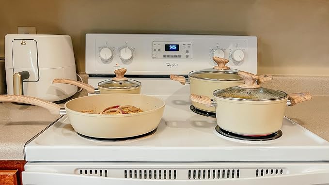 MAISON ARTS Pots and Pans Set Non Stick, Kitchen Cookware Sets Nonstick - Image 7
