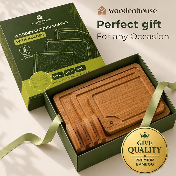 Wood Cutting Board Set of 3 - Image 8