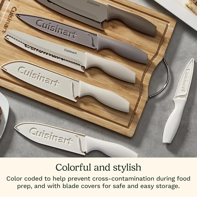 Cuisinart Advantage 12-Piece Kitchen Knife Set, Professional-Quality Nonstick - Image 4