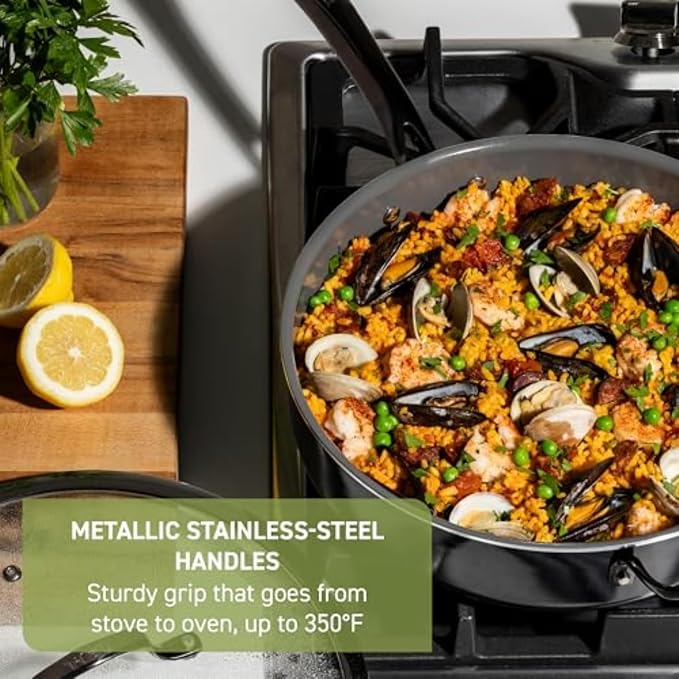 T-Fal Preserve Ceramic Nonstick Saute Pan - Image 4