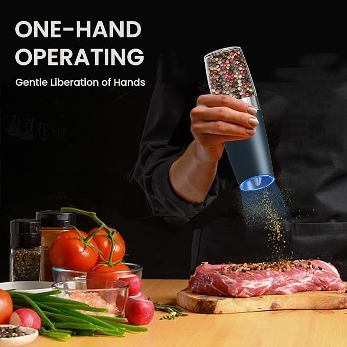 Battery Operated Salt And Pepper Grinder Set - Image 2