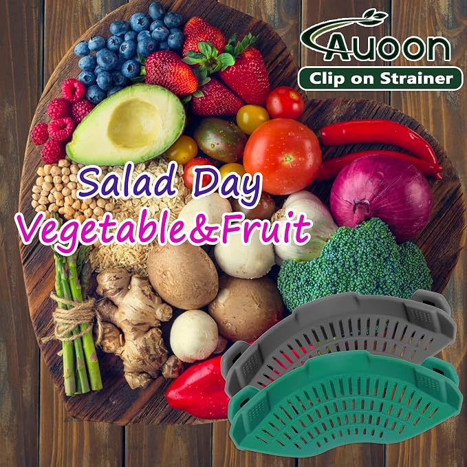 AUOON Clip On Strainer Silicone - Image 5