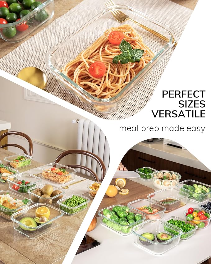 5-Pack Borosilicate Glass Containers - Image 7