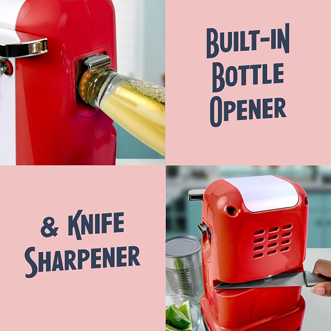 Nostalgia Retro Electric Can Opener - Image 4