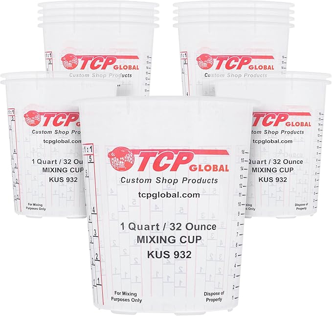 Custom Shop Paint Mixing Cups, 32-Ounce by CustomShop