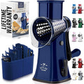 Zulay Kitchen Rotary Cheese Grater 5 Blade Cheese Shredder by ZulayKitchen