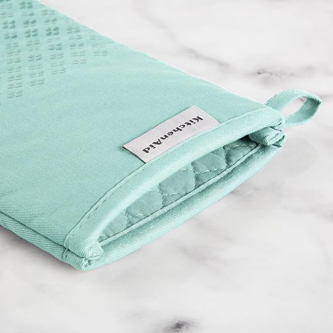 KitchenAid Asteroid Oven Mitt 2-Pack Set, Mineral Water - Image 4