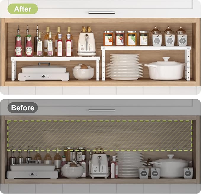 RUILALIFE Expandable Cabinet Organizer Shelf - Image 6
