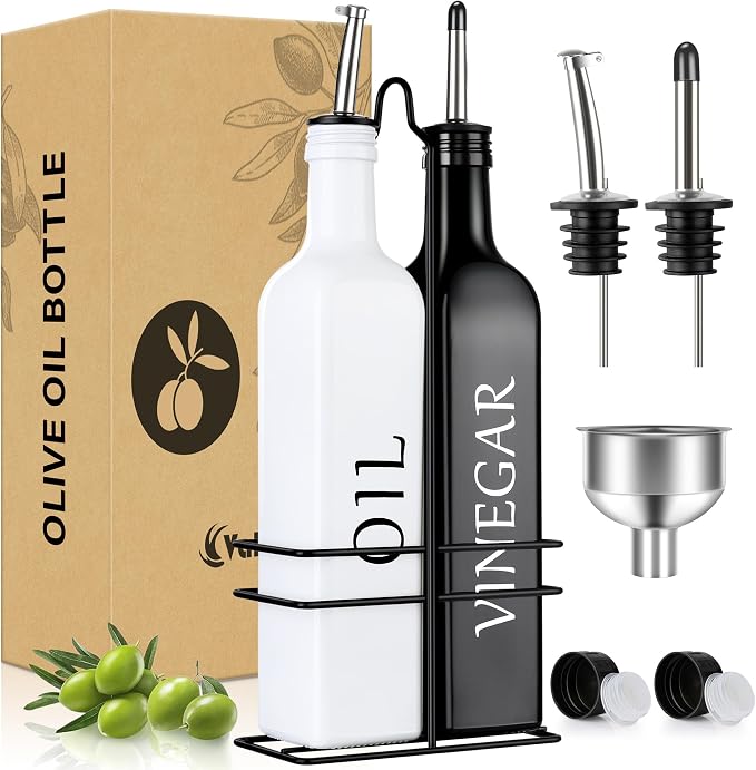 Vakoo Oil and Vinegar Dispenser Set - 17oz/500ml by Vakoo
