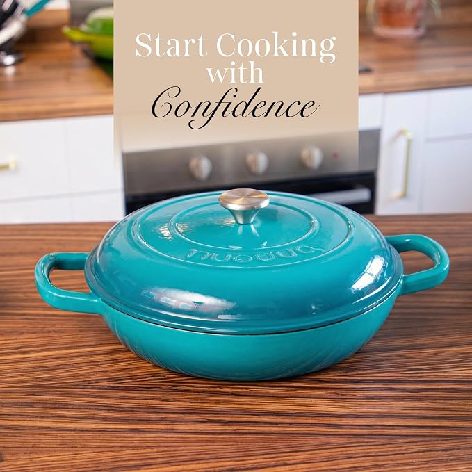 Shallow Cast Iron Casserole - Image 2