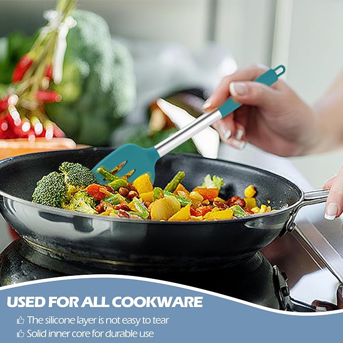 HaWare 29 PCS Silicone Cooking Utensils Set, Heat Resistant Kitchen Utensils Set - Image 4