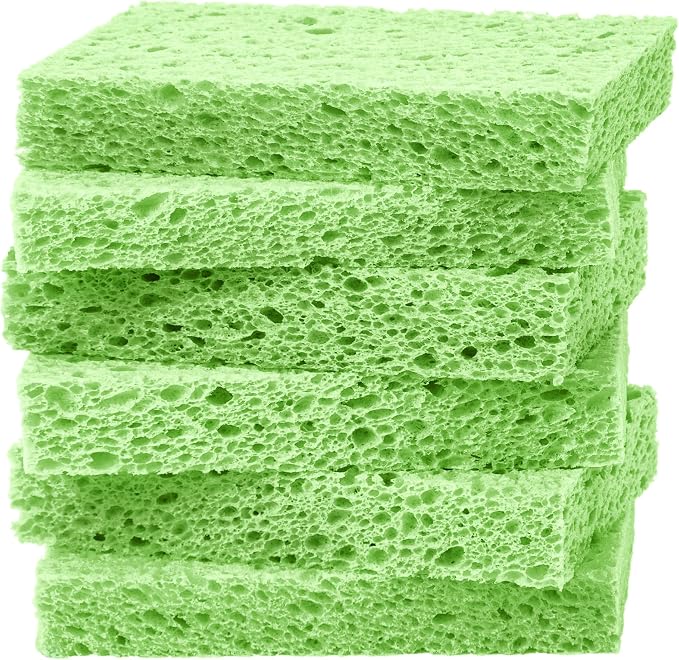ARCLIBER Cellulose Sponges, Heavy Duty Scrub Kitchen Sponge, Clean Tough Messes by ARCLIBER