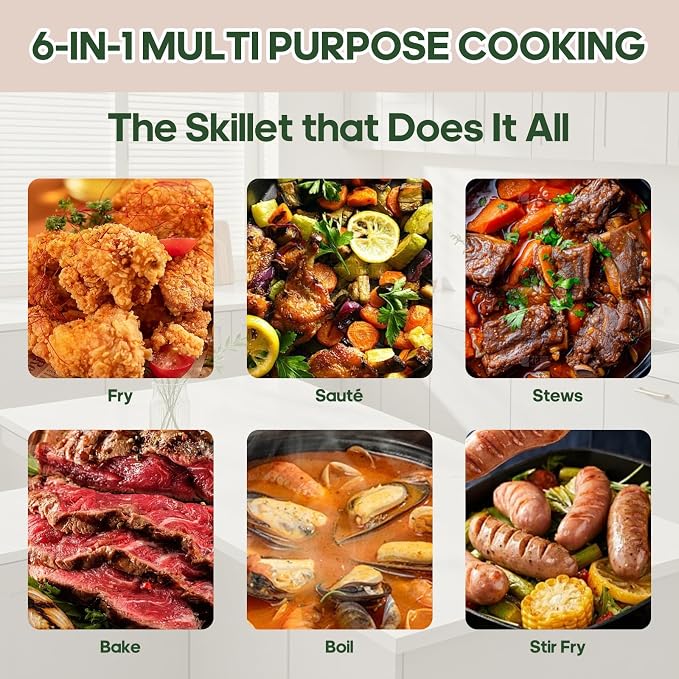 16" Extra Large Electric Skillet - Image 4