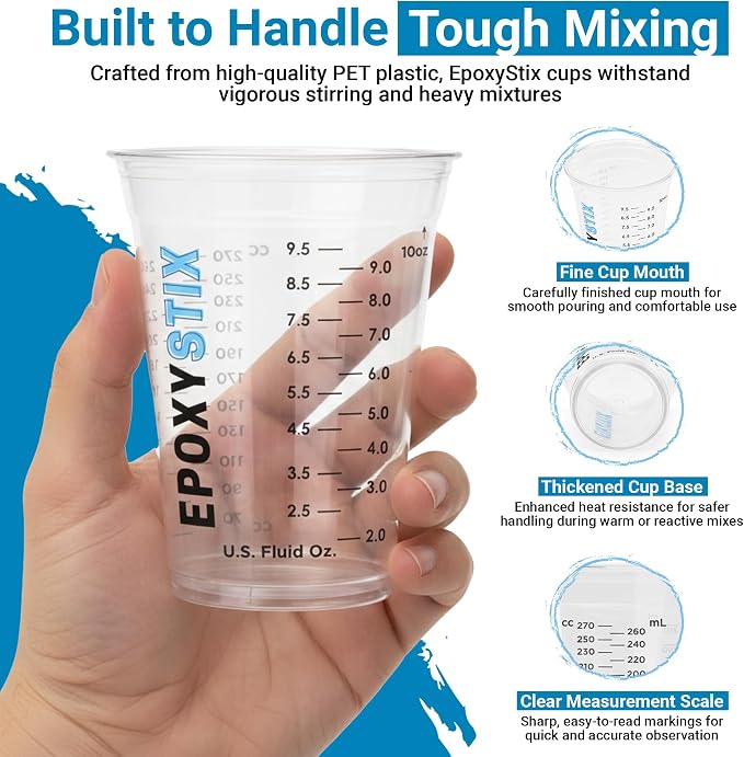 NEW SIZE 12oz Graduated Mixing Cups - Image 3