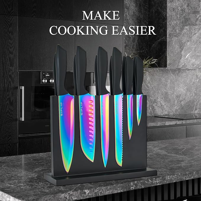 15-Piece High Carbon Stainless Steel Kitchen Knife Set - Image 6