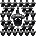 30 PCS Stainless Bottle Opener Wall Mount Black Bulk Beer Soda Cap Opener by Wallmountedbottleopener