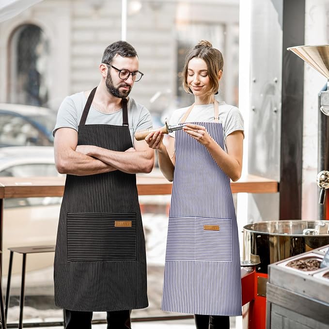 BeLuyi 2 Pack Adjustable Bib Apron - Image 5