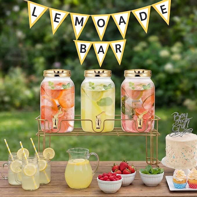 Tanlade 3 Pcs Plastic Drink Dispenser - Image 4