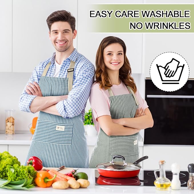 Janmercy 24 Pcs Aprons for Women Men - Image 6