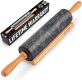 Zulay Kitchen 17-Inch Marble Rolling Pin by ZulayKitchen
