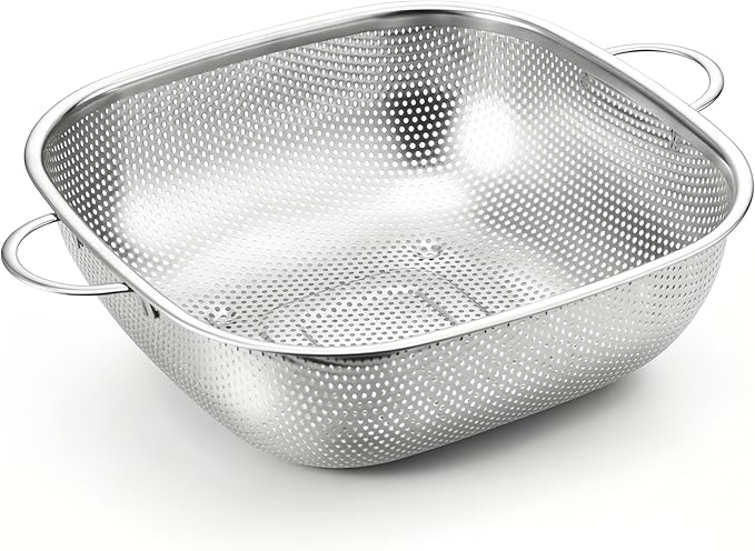 E-far 6QT Stainless Steel Colander by E-far