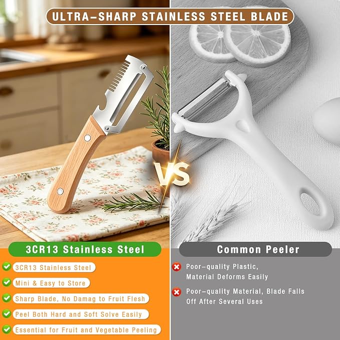 2 Pack Multifunctional Vegetable Peeler - Image 4
