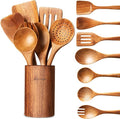 Wooden Spoons for Cooking by WOTTISH