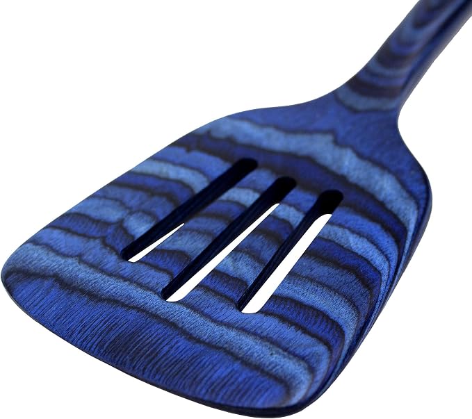 Totally Bamboo Baltique Malta Collection 12-1/2" Wooden Slotted Spatula - Image 4