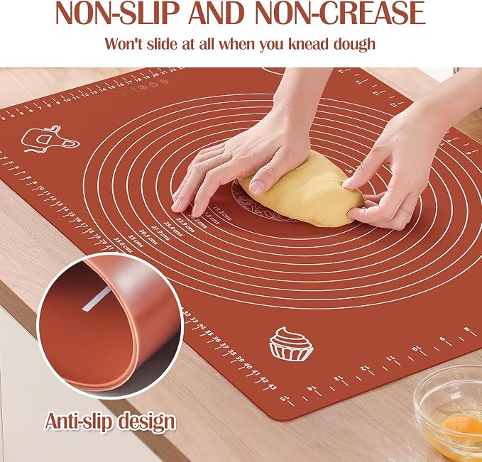 6PCS Silicone Baking Mat Set, Pastry Mat - Image 4