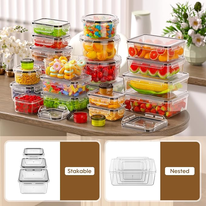 70 PCS Food Storage Containers - Image 5