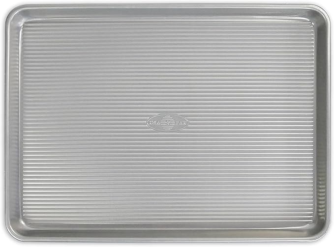 USA Pan Bakeware Nonstick Half Sheet Pan, Baking Sheet, Aluminized Steel by USAPan