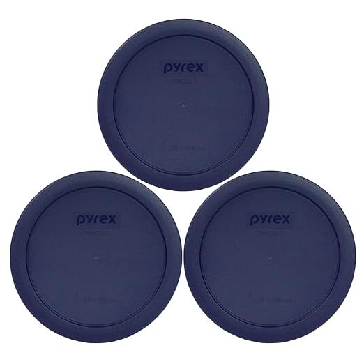 Pyrex 7201-PC 4-Cup Navy Blue Food Storage Replacement Lid by Pyrex