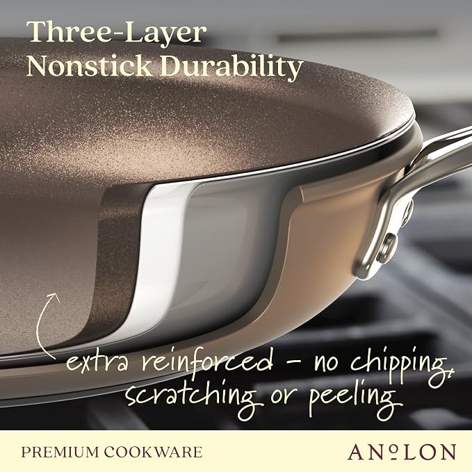 Anolon Ascend Hard Anodized Nonstick Saucepan/Saucepot and Lid - Image 3