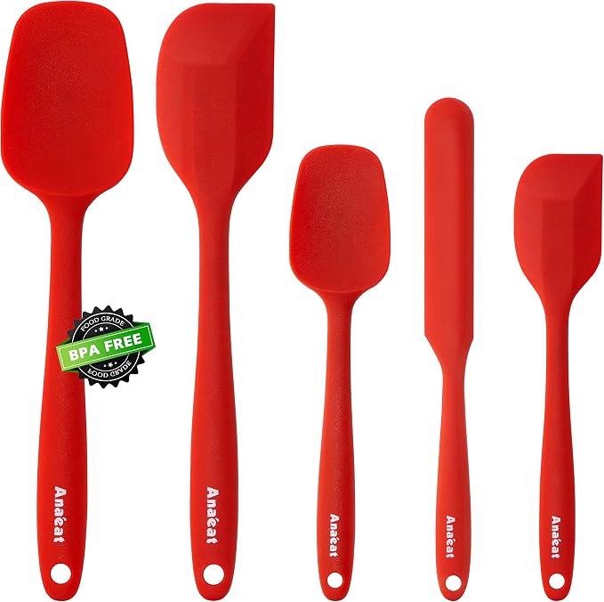 Anaeat Silicone Spatula Set of 5 by Anaeat