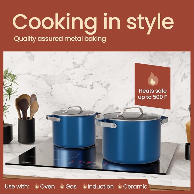 Bakken 3 Quart Ceramic Coated Stock Pot - Image 3
