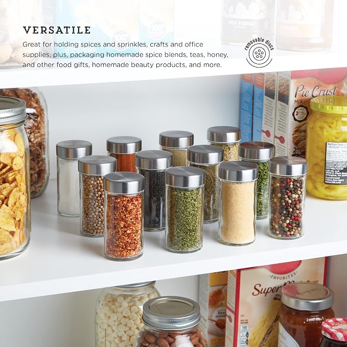 Kamenstein Clear Reusable 3 Oz Jars - Image 3