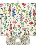 Watercolor Wildflower Dish Drying Mat by Unknown