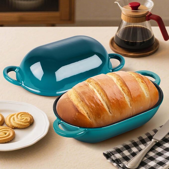 Homikit Enameled Cast Iron Dutch Oven - Image 4