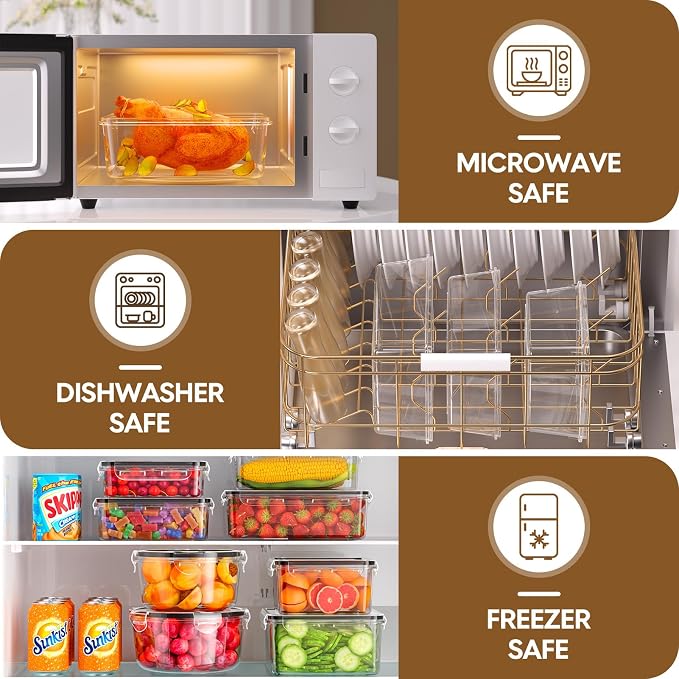 60 PCS Food Storage Containers - Image 6