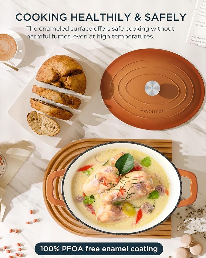 Enameled Cast Iron Dutch Oven - Image 3