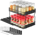 SpaceAid Pull Out Spice Rack Organizer by SpaceAid