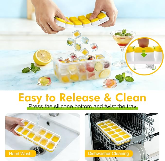 NFK Ice Cube Tray with Lid & Bin - Image 5