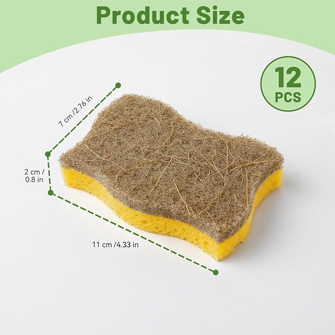 LILAC 12 Pack Natural Cellulose Sponges - Image 7
