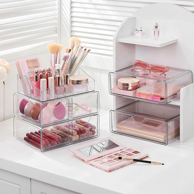 Vtopmart 5 Tier Clear Makeup Organizer - Image 6