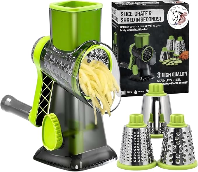 INCITATUS - Cheese Grater Hand Crank - Rotary Cheese Shredder - 3 by INCITATUS