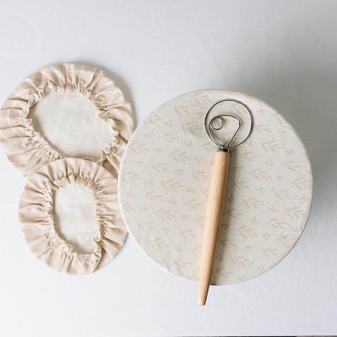 Beautiful Linen Cotton Blend Bowl Covers - Image 7