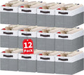 Criusia 12 Pack Large Storage Baskets by Criusia