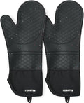 Extra Long Silicone Oven Mitts by FORATER