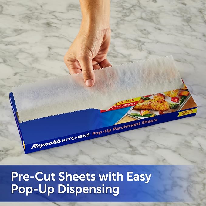 Reynolds Kitchens Pop-Up Parchment Paper Sheets, Fits Standard Baking Pans and - Image 3